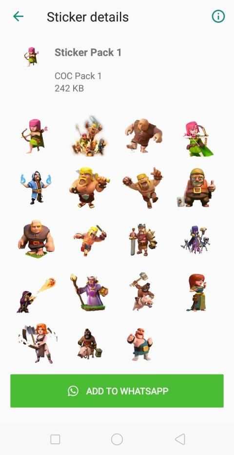 COC Stickers For Whatsapp screenshot 7