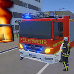 Fire engine truck simulator for kids icon