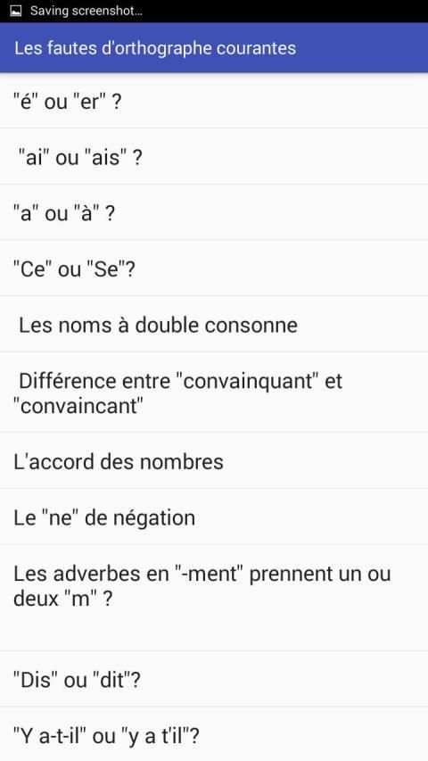Apprendre et améliorez votre orthographe screenshot 3