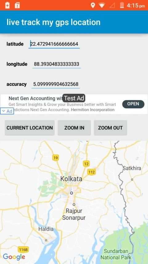 Live track my gps location स्क्रीनशॉट 1