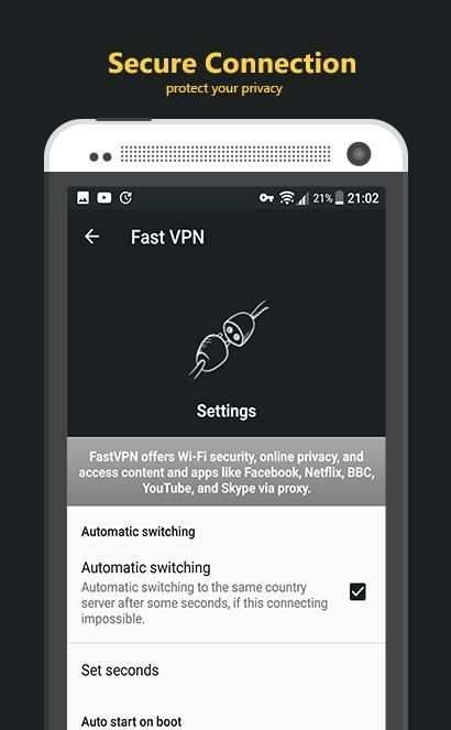 Fast VPN - Free Unlimited VPN screenshot 1