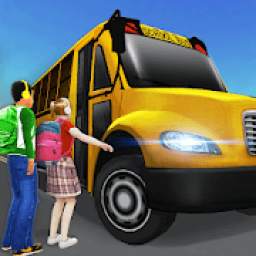 Super High School Bus Driving Simulator 3D - 2019
