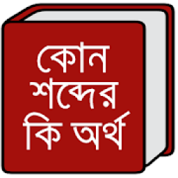 কোন শব্দের কি অর্থ आइकन