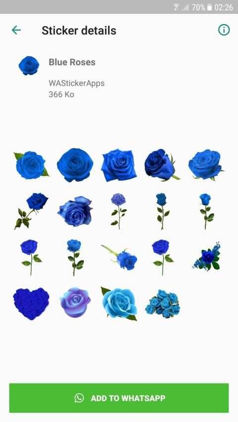 Roses Stickers For WhatsApp screenshot 2