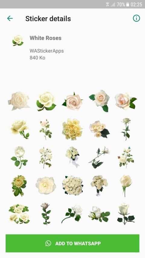 Roses Stickers For WhatsApp screenshot 4