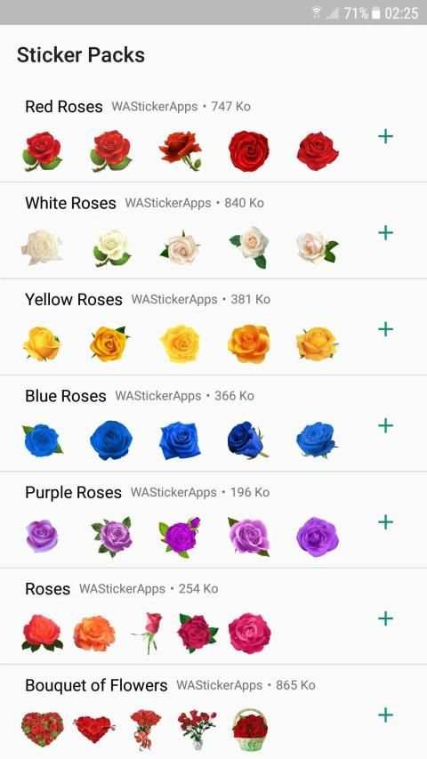Roses Stickers For WhatsApp screenshot 7