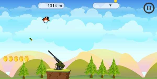 Angry Adventure Bird स्क्रीनशॉट 1