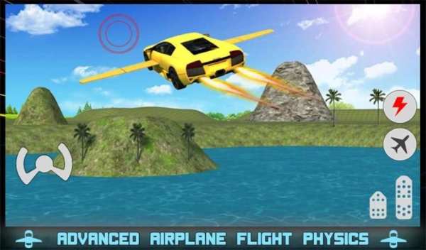 Flying Car 3D: Extreme Pilot स्क्रीनशॉट 4