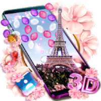 3D Love Paris Eiffel Tower Gravity Theme