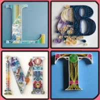 Quilling Paper Alphabets – Stylish Alphabet Design