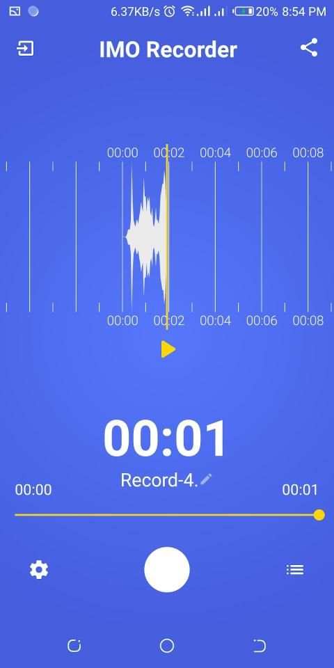 Call Recorder for IMO screenshot 1