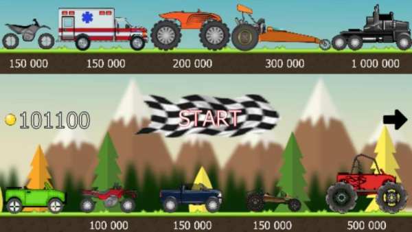 Mountain Car Racing स्क्रीनशॉट 1