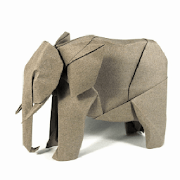 ikon Origami animals. Scheme