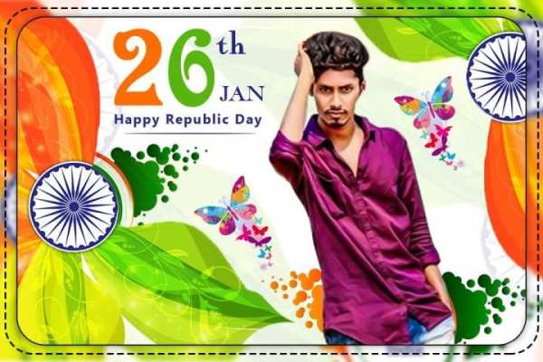 26 January Photo Editor Frame स्क्रीनशॉट 3
