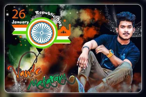 26 January Photo Editor Frame स्क्रीनशॉट 1