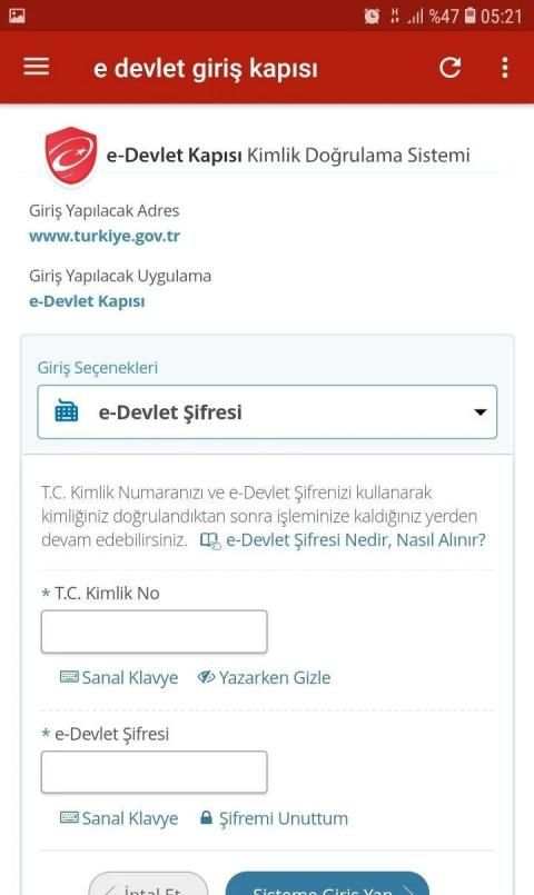 eDevlet Giriş 2 تصوير الشاشة