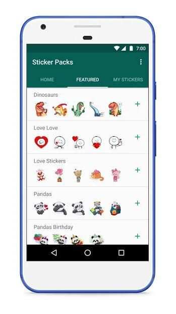 Sticker Packs for WhatsApp स्क्रीनशॉट 3