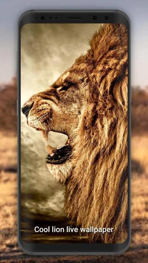 3D Lion live wallpaper स्क्रीनशॉट 2
