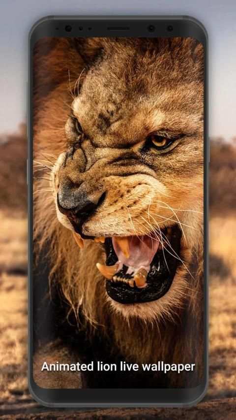 3D Lion live wallpaper स्क्रीनशॉट 1