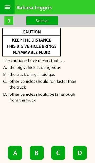UNBK Bahasa Inggris SMP screenshot 1