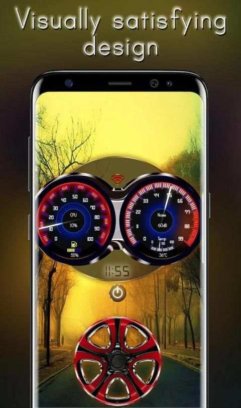 Car Dashboard Live Wallpaper II स्क्रीनशॉट 10