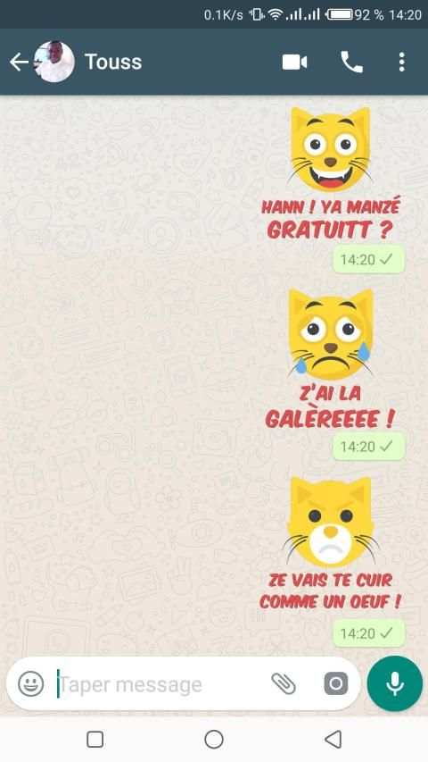 WhatsApp Mr Chat Sticker Pack screenshot 2