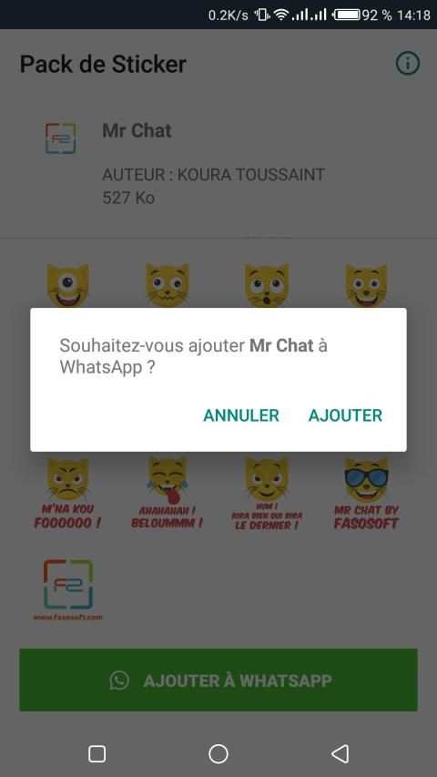 WhatsApp Mr Chat Sticker Pack screenshot 4