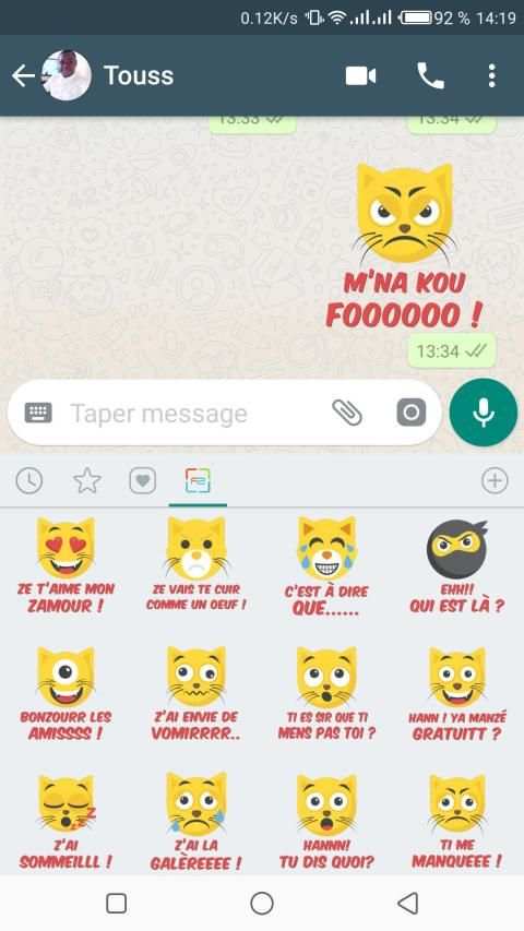 WhatsApp Mr Chat Sticker Pack screenshot 3