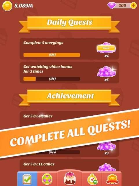 Merge Desserts - Idle Game screenshot 3