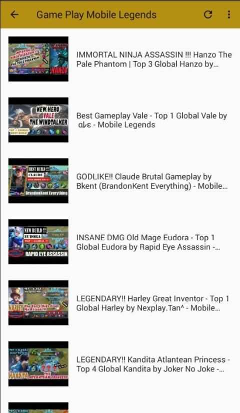 Video Tutorial Mobile Legends screenshot 4