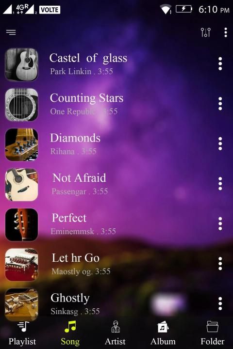 Music Player : Audio Player, MP3 player स्क्रीनशॉट 4