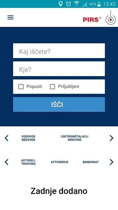 PIRS for Android screenshot 1