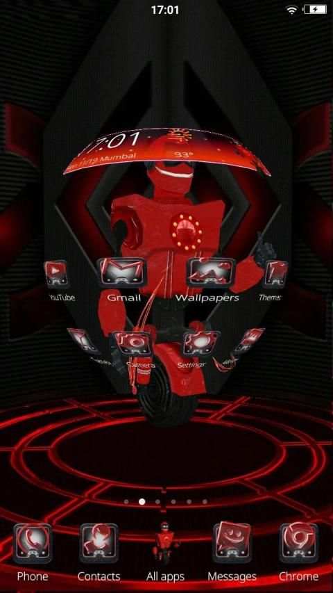 3D AI Robotics Launcher Theme screenshot 4