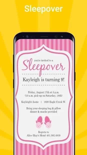 Invitation Maker, Invitation Designer, Track RSVP स्क्रीनशॉट 11