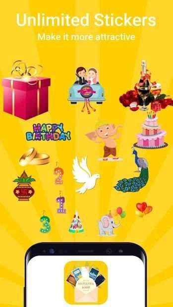 Invitation Maker, Invitation Designer, Track RSVP स्क्रीनशॉट 14