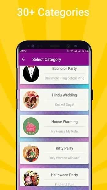 Invitation Maker, Invitation Designer, Track RSVP स्क्रीनशॉट 8