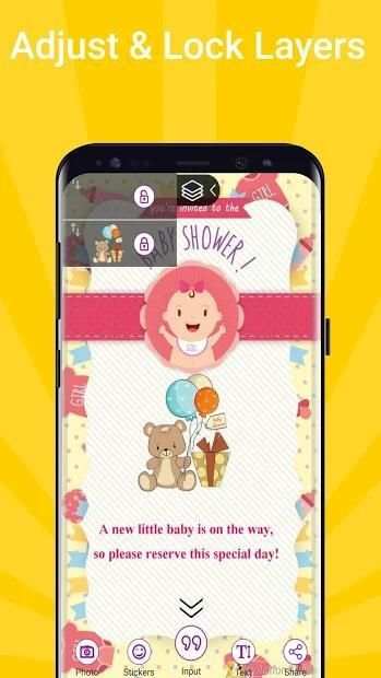 Invitation Maker, Invitation Designer, Track RSVP स्क्रीनशॉट 1