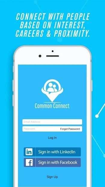 Common Connect - Professional Social Network App स्क्रीनशॉट 1