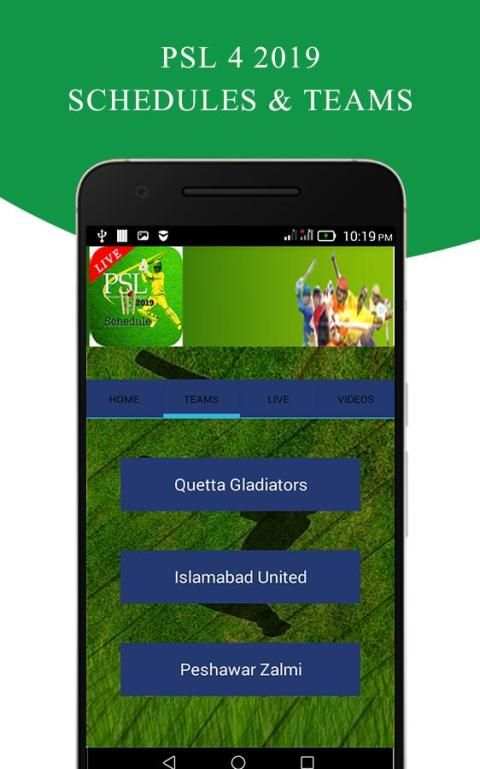 PSL schedule 2019 – PSL 4 Live match score screenshot 4