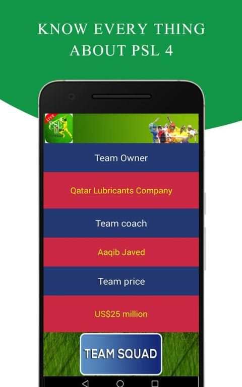 PSL schedule 2019 – PSL 4 Live match score screenshot 3
