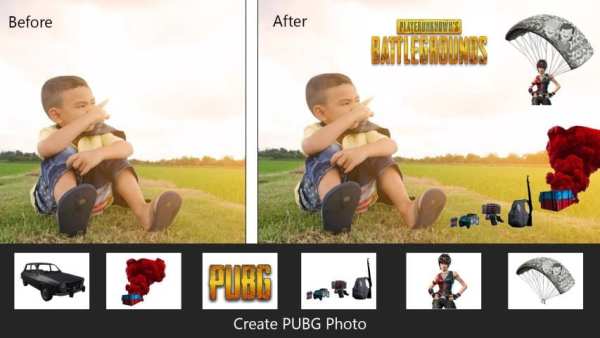 Pubg Photo editor - Men & Girls स्क्रीनशॉट 2