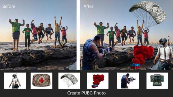 Pubg Photo editor - Men & Girls स्क्रीनशॉट 8