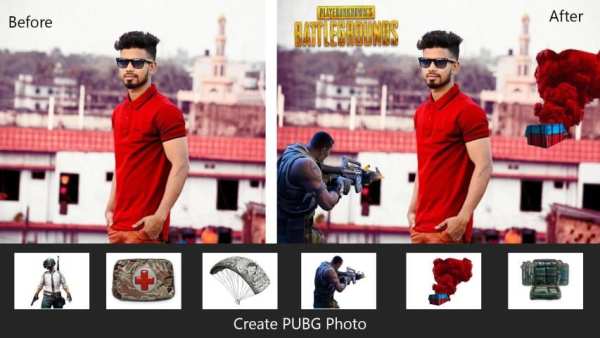 Pubg Photo editor - Men & Girls स्क्रीनशॉट 5