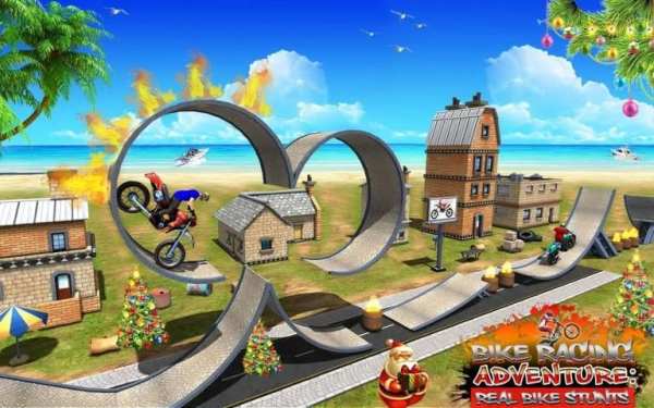 Bike Racing Adventure: Bike Trail Stunts Master screenshot 1
