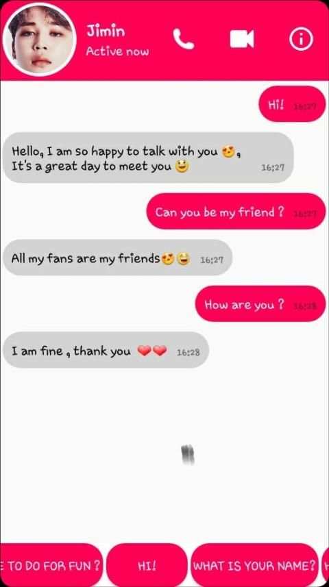 BTS Messenger 2019 *Jimin * screenshot 3