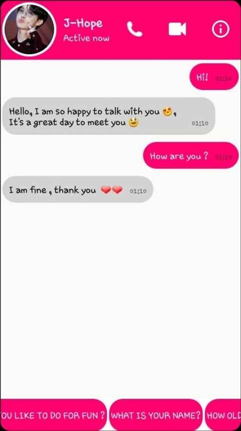 BTS Messenger 2019 *J-Hope * screenshot 3