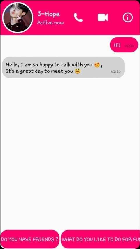 BTS Messenger 2019 *J-Hope * screenshot 4