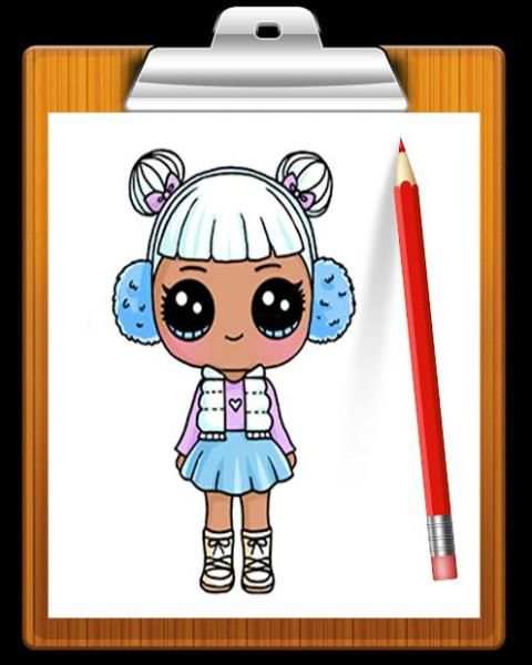 How To Draw Lol Surprise Dolls скриншот 1