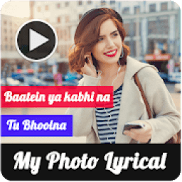Photo Lyrical Video Status Maker With Music आइकन