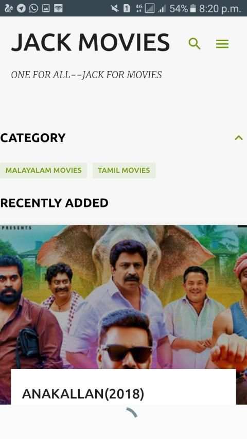 JACK MOVIES-MALAYALAM AND TAMIL MOVIES DOWNLOAD स्क्रीनशॉट 3